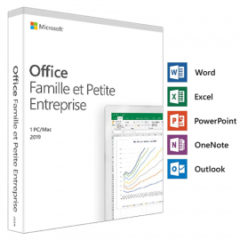 Office famille et petite entreprise 2019 - 1 Poste - PC/MAC