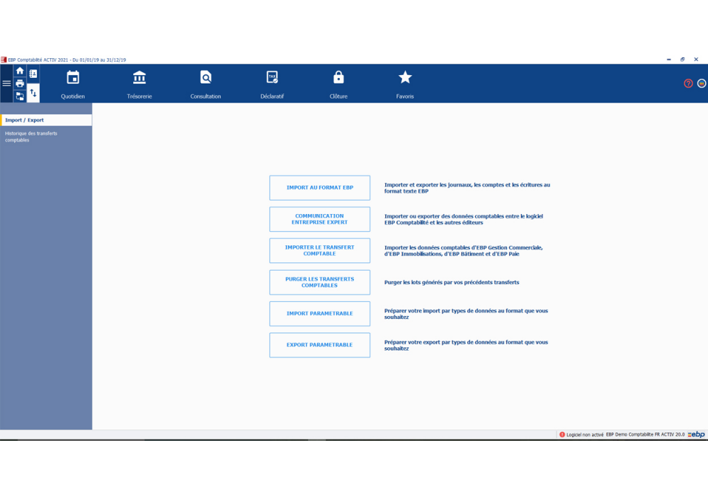 Acheter EBP Compta ACTIV 2023 | Logiciel à vie | Sans abonnement