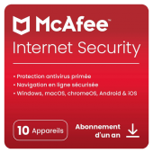 Mcafee Internet Security 2024 en téléchargement