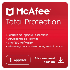 Mcafee Total Protection 2024 en téléchargement
