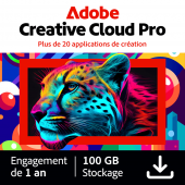 Adobe Creative Cloud Pro 1 an 1 utilisateur