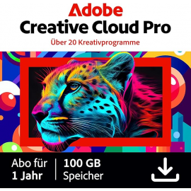 Adobe Creative Cloud Pro 1 an 1 utilisateur