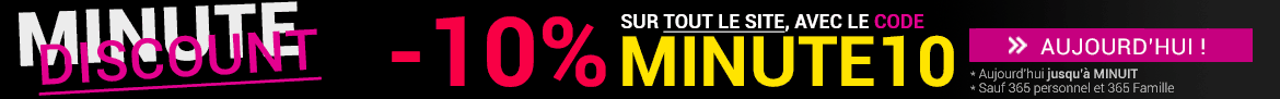-10% avec le code MINUTE10