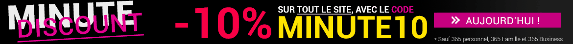 -10% avec le code MINUTE10